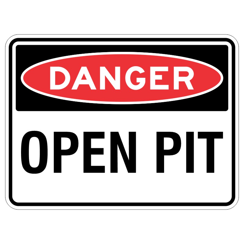 Imagine a sign that tells you to be careful because there is a big hole in the ground filled with dangerous chemicals.