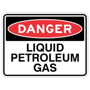 This sign keeps us safe from a very dangerous gas that can hurt us if we don't follow the rules. The shiny coating makes sure the sign doesn't get damaged easily.