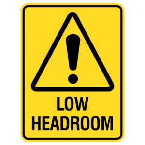 These durable aluminum signs are designed for low-ceiling areas to enhance safety. Weather-resistant, they feature a shiny cover that keeps colors bright for visibility. They serve as important reminders to be cautious and prevent head injuries in workplaces or crowded spaces.