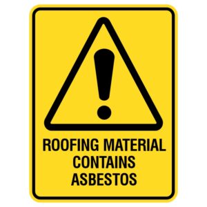 We have durable metal signs alerting people to the presence of asbestos in roofs. These weather-resistant signs ensure long-lasting visibility and promote safety awareness.