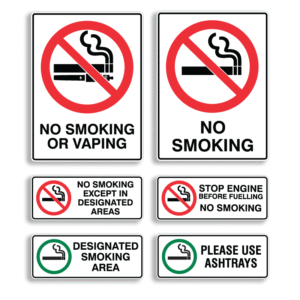 No Smoking Signs