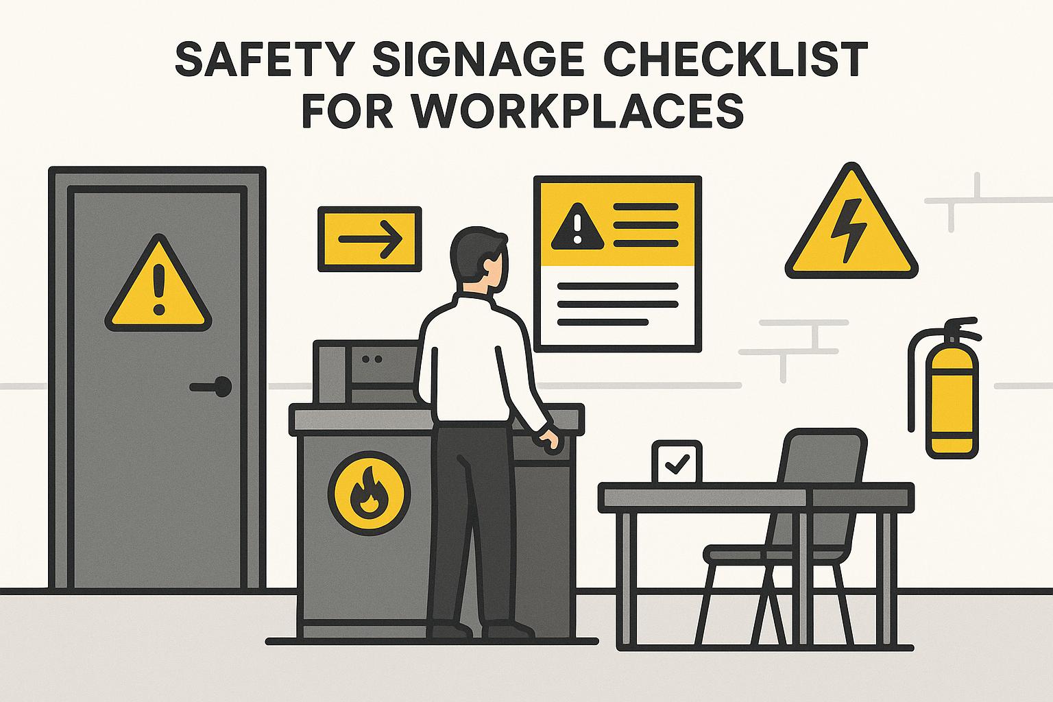Safety Signage Checklist for Workplaces | PXP SAFETY