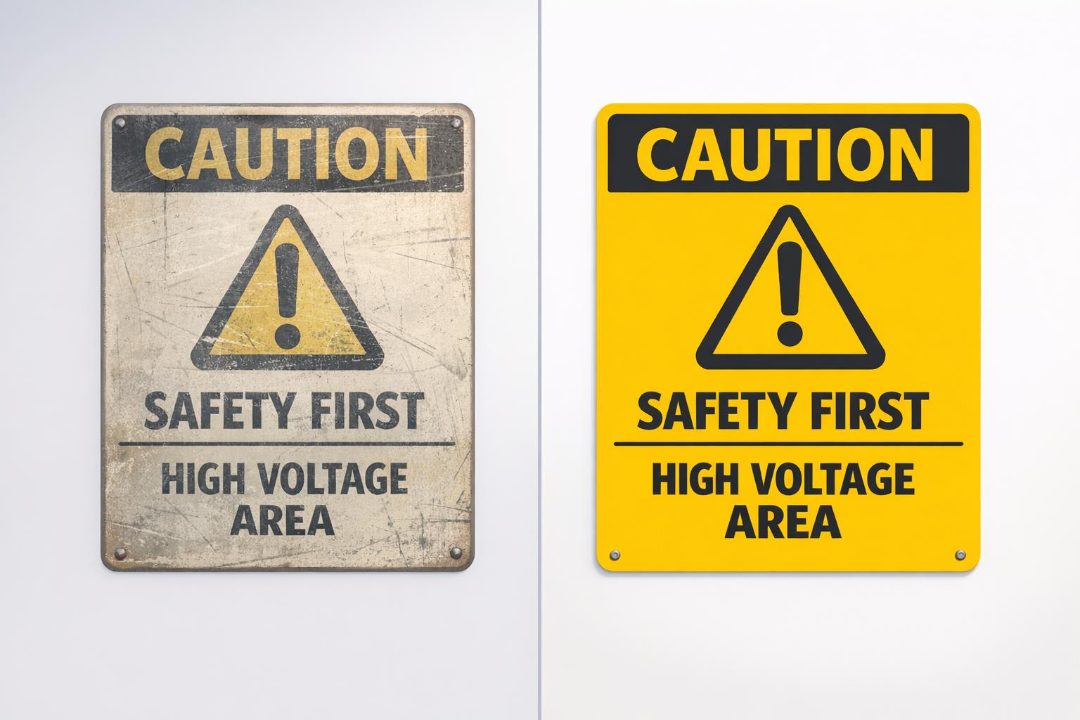 Requires Replacement Sign Sign Repair vs Replacement: Key Differences | PXP SAFETY