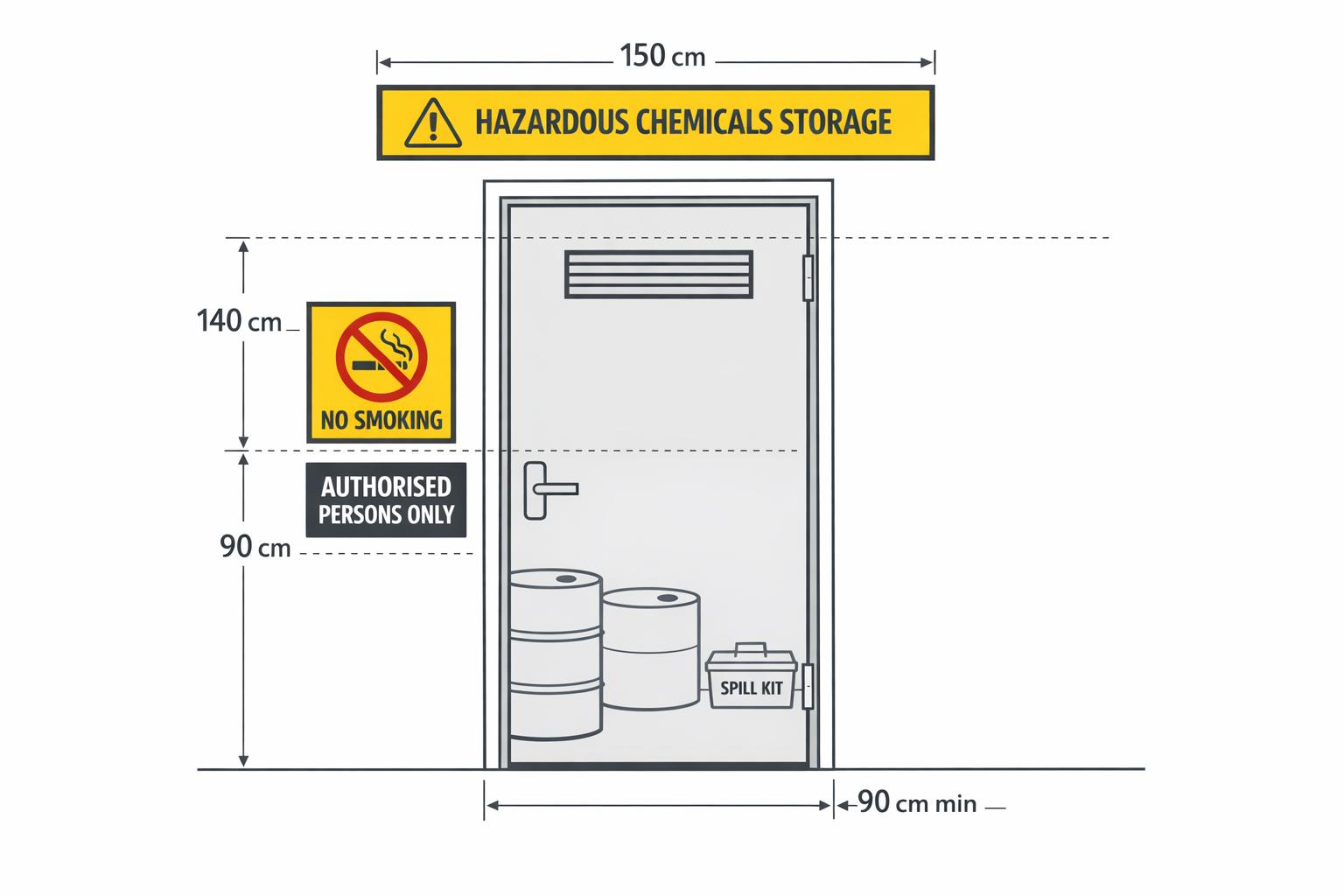How to Choose Hazardous Material Storage Signs | PXP SAFETY