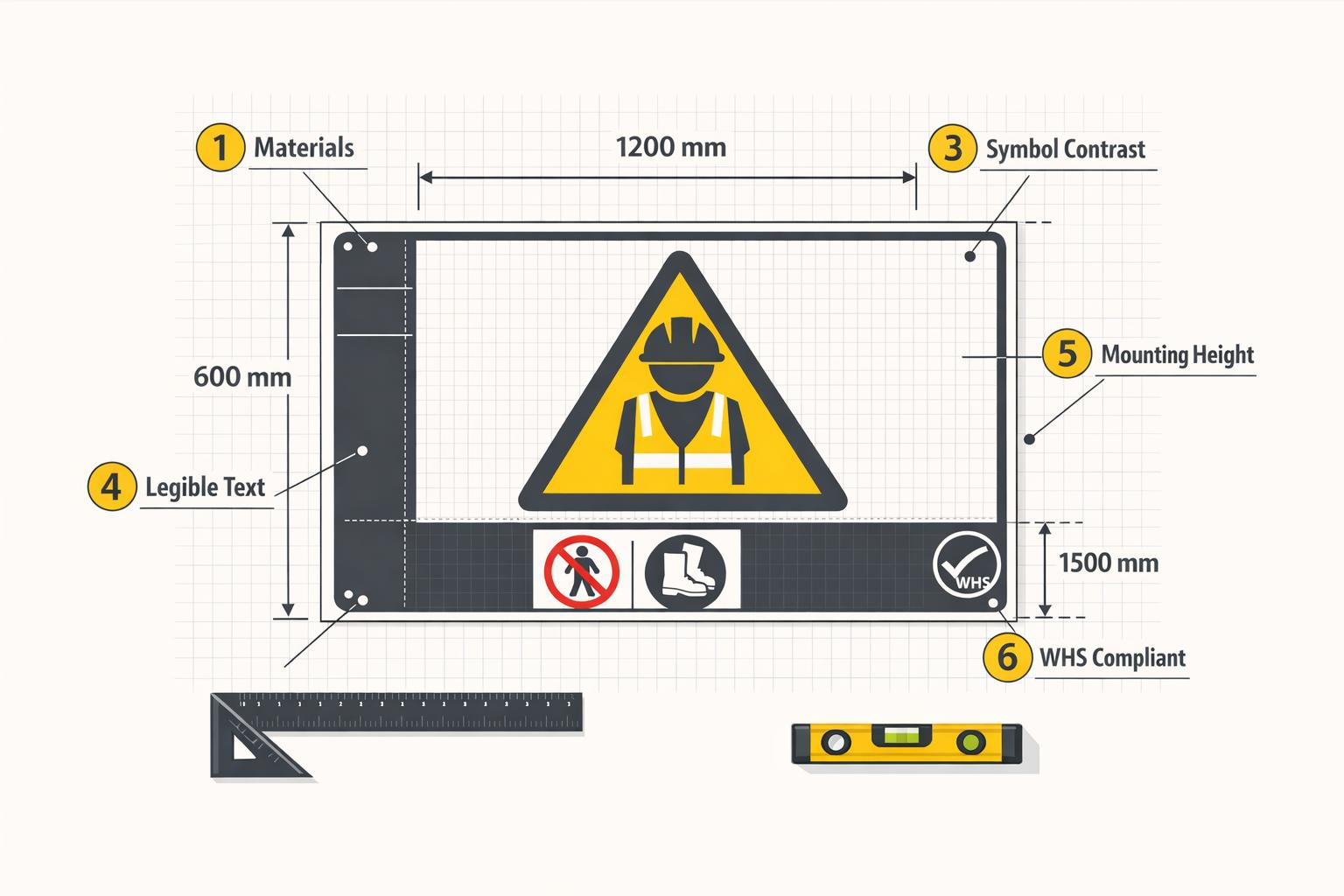 Checklist: Custom Construction Site Signs | PXP SAFETY