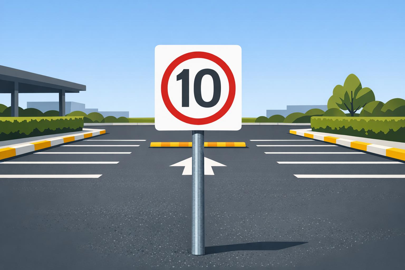 Speed Limit Signs for Car Parks | PXP SAFETY