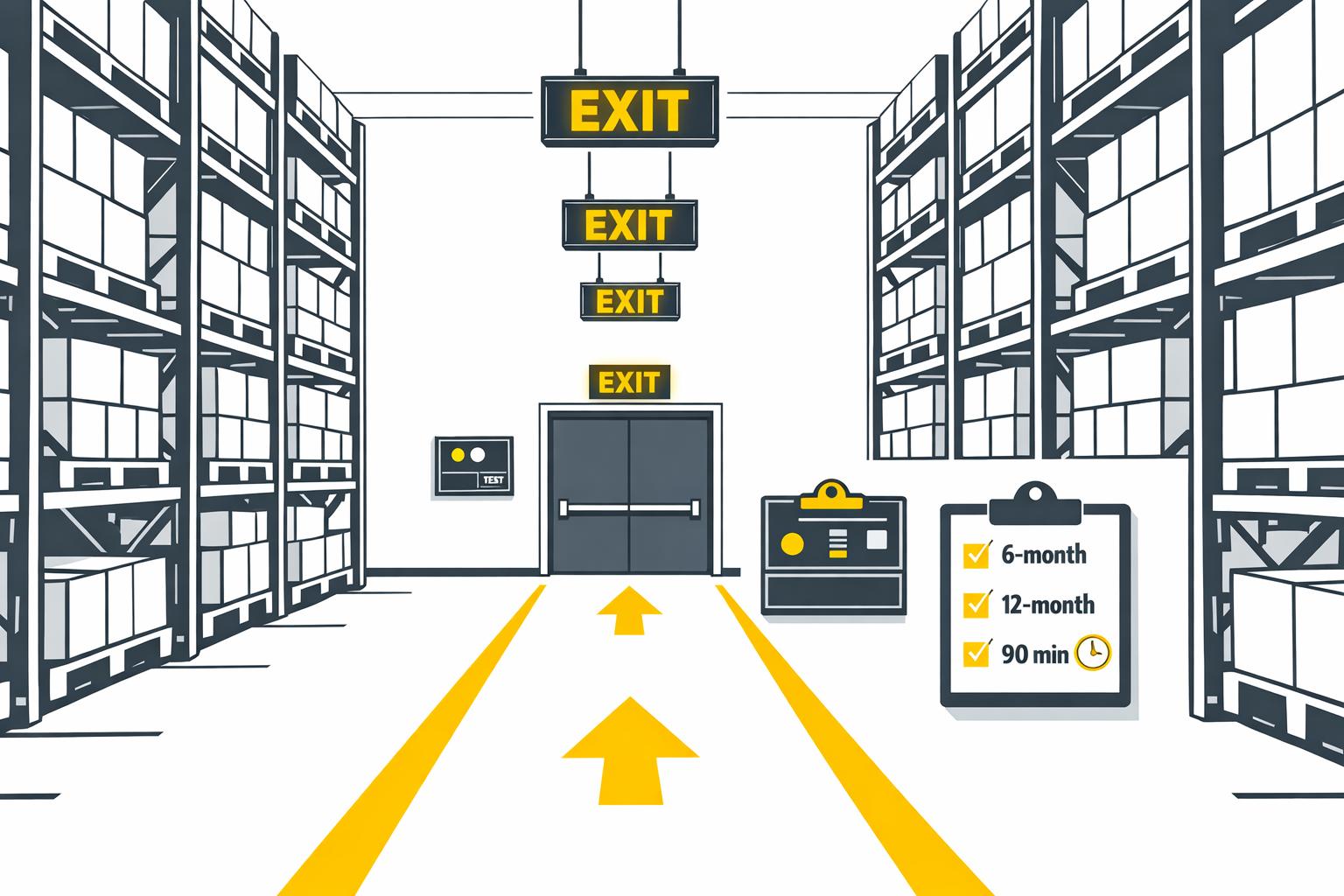 Warehouse Exit Signs: Australian Standards | PXP SAFETY
